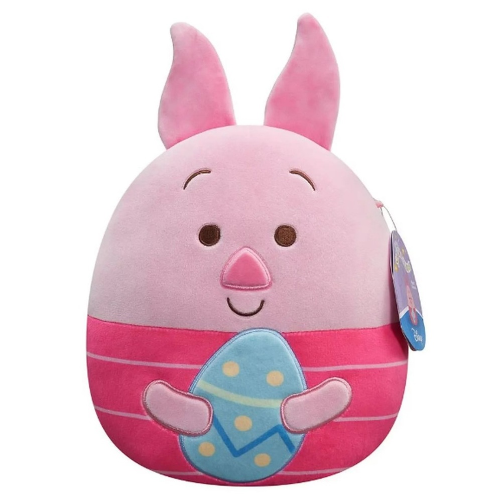 NWT Squishmallows 10" Disney Piglet Holding Easter Egg Plush Stuffed Animal Toy